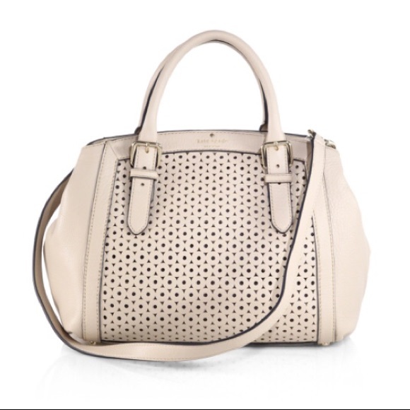 kate spade Handbags - Kate Spade Perforated Leather Satchel